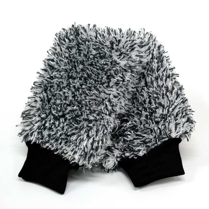 Microfiber Detailing Wash Mitt 28x20CM - BLACK - Image 2