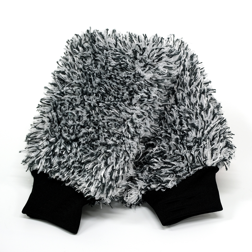 Microfiber Detailing Wash Mitt 28x20CM - BLACK - Image 2